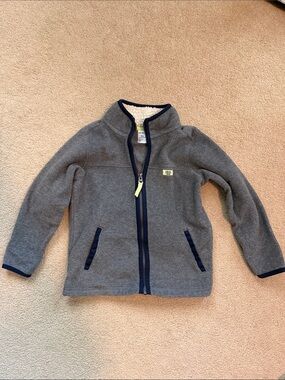 Carter's 5T Toddler Kids EUC Grey Fleece Jacket